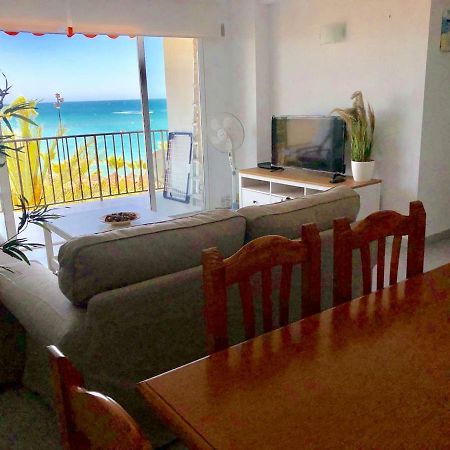 Impresionante 1ª Linea De Playa... Apartment ฟูเอนฮิโรลา ภายนอก รูปภาพ